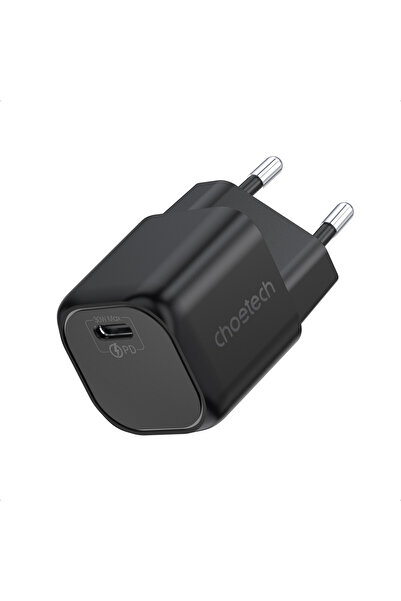 CHOETECH Încărcător de perete GaN USB tip C PD 30W negru