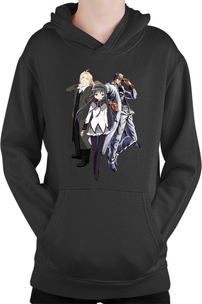 OEM Hanorac Copii Madoka Magica Akemi Homura FMA Edward Jojo Jotaro
