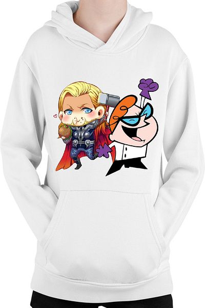 OEM Hanorac Copii Thor Dexter Cartoons Hero Genius