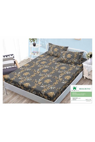 OEM Bed sheet and pillowcases, Finet, 3 pieces, single size, 160x200cm, modern multicolor print