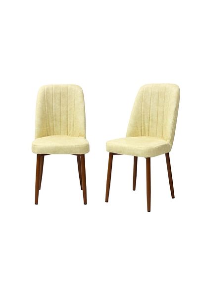 ARTA DOOR Set of 2 Artemis Chairs Brown Leg