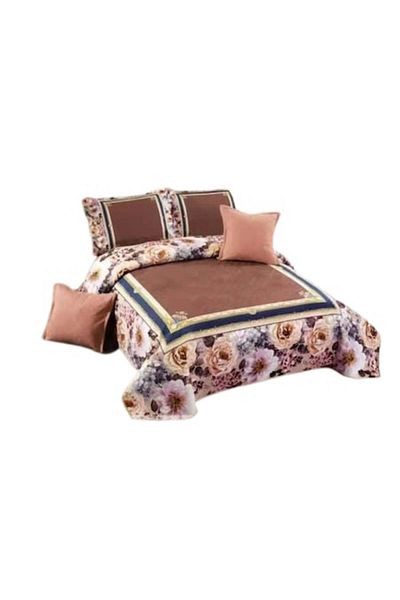 OEM Husă de catifea Versilia Roses cu 4 fețe de pernă, 230x230cm