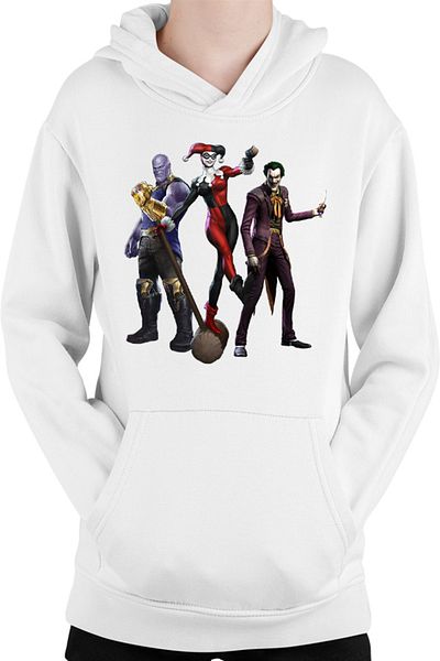 OEM Hanorac Copii Joker Harley Quinn Woman Thanos Evil Real Life Story
