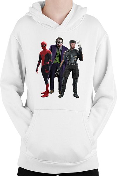 OEM Hanorac Copii Spiderman Wolverine Joker Marvel DC American Comics