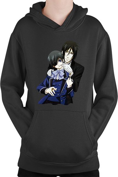 OEM Black Butler Ciel Sebastian Shounen Mystery Kids Hoodie