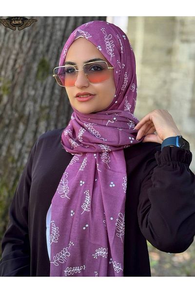 ALDAİR The Pashmina Viscose Fabric Is a Digital Pattern of 110 Grams