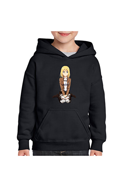 OEM Детско суичърче с качулка Attack on Titan Annie Blonde Anime Girl