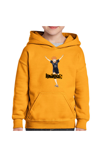 OEM Παιδικό Φούτερ με Κουκούλα Haikyuu Anime Βόλεϊ Hinata Manga