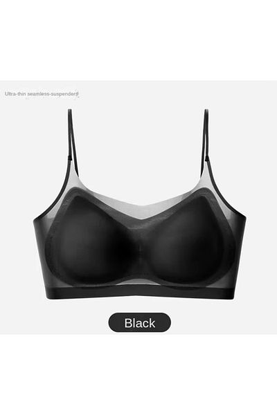 pae Breathable Ultra-Thin Lightweight Seamless Cooling Flawless Form Ice Silk Antibacterial Bra