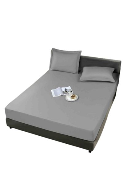 JOJO HOME Waterproof Bed Cover, Jojo Home, Single Color, 3 Pieces, For 2 People, Cotton Terry Waterproof, 180x