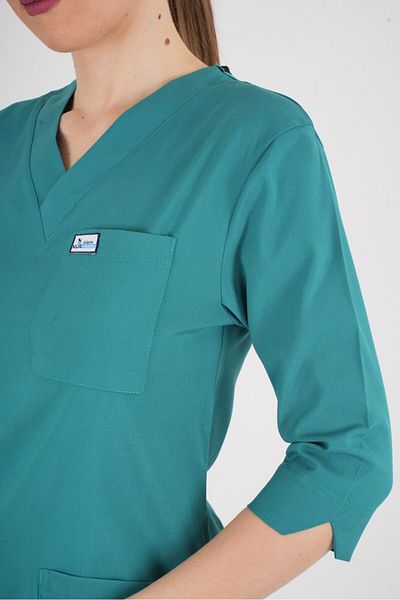 Nur Medikal Giyim Uniformă unisex pentru chirurgie verde violet model Scrubs Suit Doctor Nurse