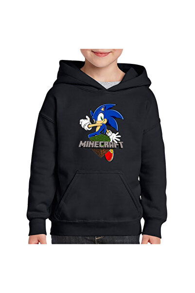 OEM Hanorac copii Sonic the Hedgehog Minecraft Joc Game