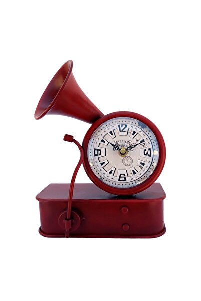 OEM Metal Table Clock in Megaphone Shape M1, 20 x 25 cm