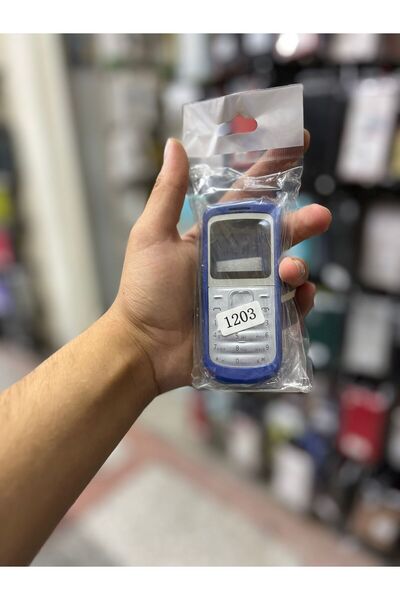 Nokia 1203 Kapak ve Tuş Takımı-Koyu Mavi