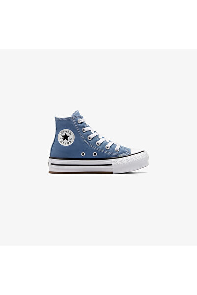 Converse Chuck Taylor All Star EVA Lift Çocuk Mavi Platform Sneaker