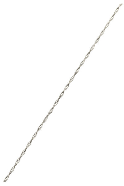 KUZZOI Necklace Necklace Men Twisted link chain 925 Sterling Silver 45 cm