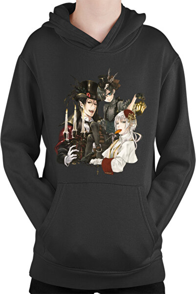 OEM Hanorac Copii Black Butler Sebastian Ciel Charles Demon Shinigami