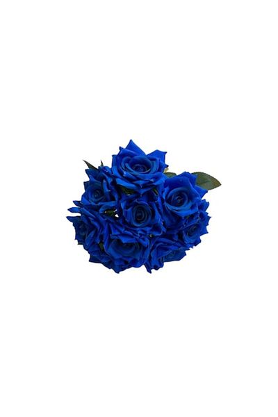 OEM Bouquet of Blue Roses, 25 cm