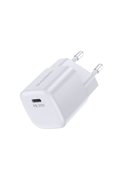CHOETECH Încărcător de perete GaN USB-C PD 30W, alb