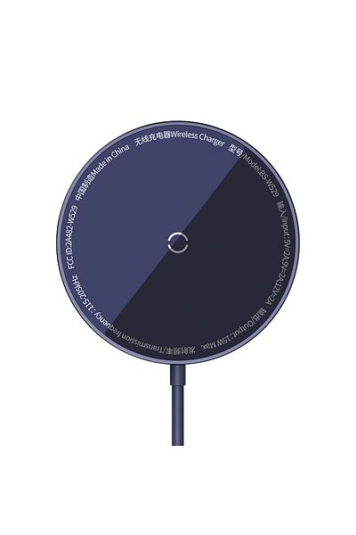 Baseus Ładowarka magnetyczna indukcyjna Simple Mini3 MagSafe Qi 15W fioletowa