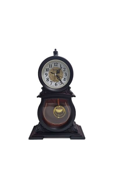 OEM Black Pendulum Clock, 28x40 cm