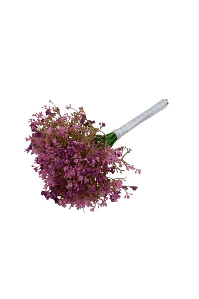 OEM Buchet de flori pentru mireasă, 12 tulpini 20x30 cm, violet