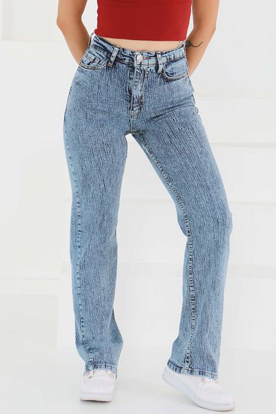 TOFİSA Palazzo Pants Blue - 27462