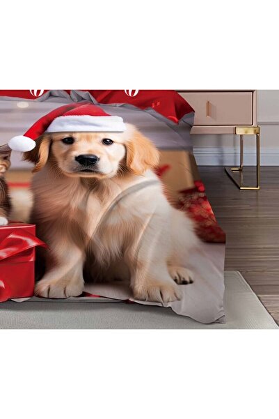 OEM Bedding set, Finet, festive Christmas, Cute animals, 6 pieces, 2 people, 240x250cm