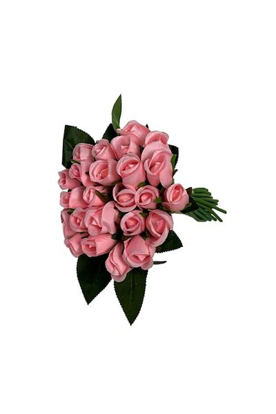 OEM Buchet de trandafiri, textil 24x20 cm, roz