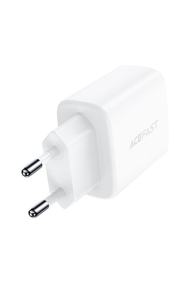 Acefast Încărcător de perete USB-C și USB 20W PPS PD QC 3.0 AFC FCP Alb