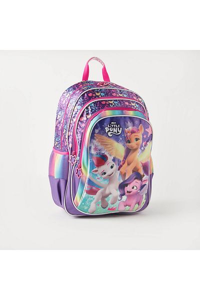 SUNCE My Little Pony Printed Backpack with Adjustable Straps - 18 inches