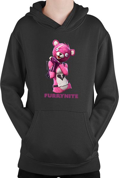 OEM Fortnite Bunny Furry Fluffy Easter Event Kids Hoodie