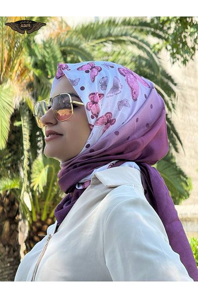 ALDAİR The Pashmina Viscose Fabric Is a Digital Pattern of 110 Grams