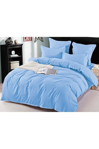 OEM Double Bedding Set, Sonia-Home, Damask Finet, Uni, 6 Pieces, 220x240cm, Blue