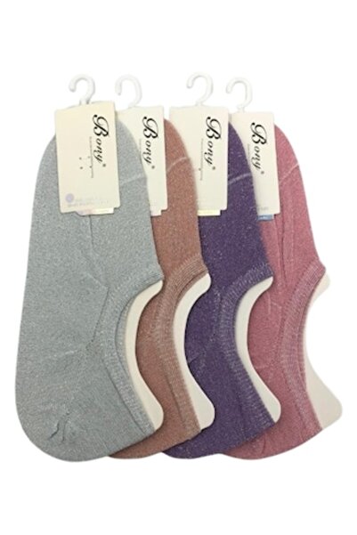 bony - Set 20 talpici Dama multicolor cu insertie Sclipici 35-41