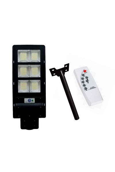 Bass Polska Lampa solarna uliczna z czujnikiem ruchu i pilotem, 160 W, 440 LED