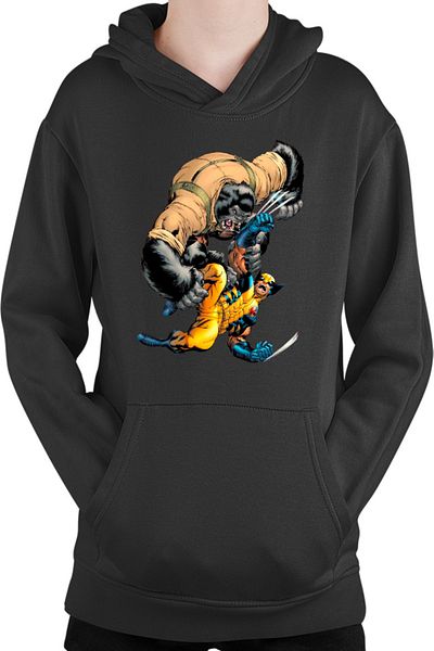 OEM Wolverine Fight Monkey Monster Protect Humans Kids Hoodie
