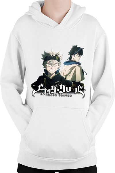 OEM Hanorac Copii Black Clover Asta Yuno Logo Adventure Drama