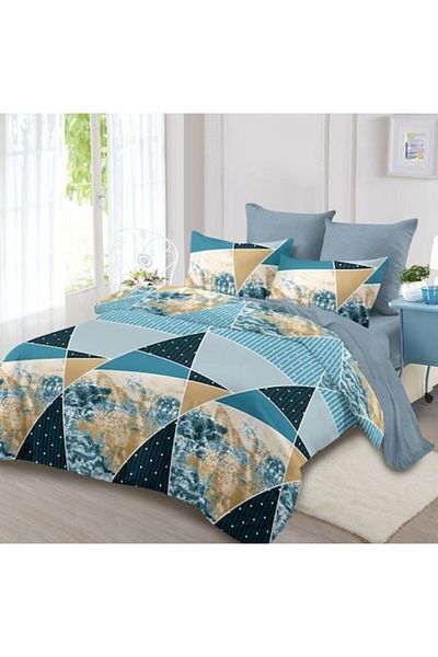 OEM 6-Piece Bed Linen, Finet, Abstract Print M4, Multicolor