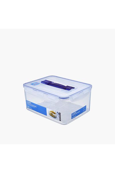locknlock Food Container with Clip-On Lid and Handle - 6.5 L