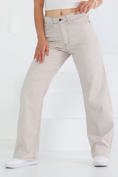TOFİSA Palazzo Pants Beige - 27465