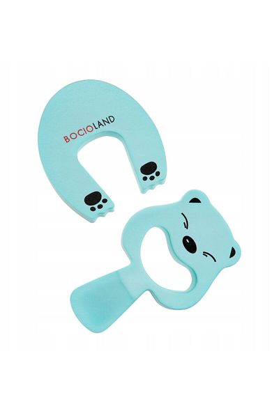 Bocioland Set of 2 door safety guards, foam, Green