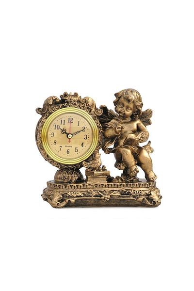 OEM Statueta inger cu ceas, 20 x 17 cm