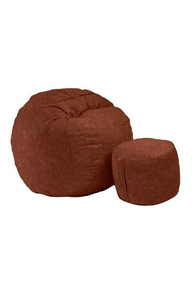 Pufrelax Set Fotoliu Matusalem cu Otoman (suport picioare), Material Textil - Terra