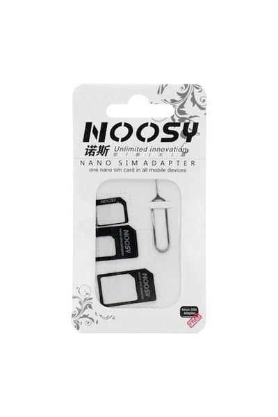 NOOSY Set adaptor cartelă SIM, Noosy, negru
