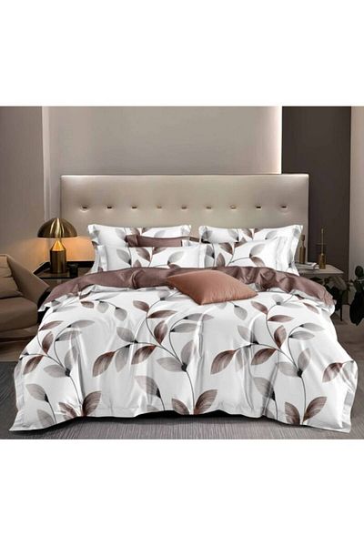 OEM Double Bed Linen Set, 6 Pieces, 2 Persons, 180x200 cm, Multicolor M10
