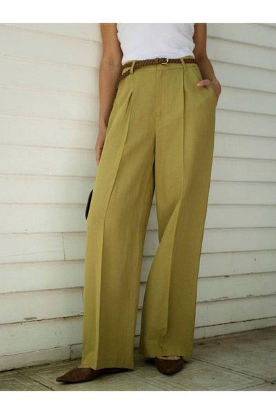 Fast Perry 51150 Belted Trousers Khaki