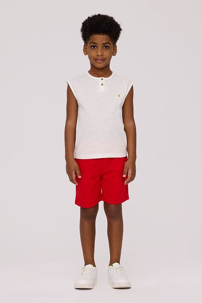 Nebbati Basic Boy White Undershirt