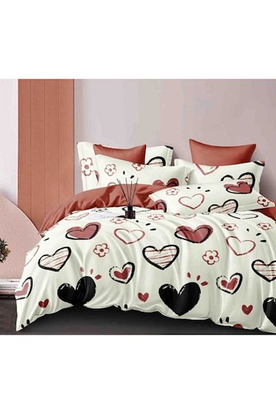 JOJO HOME Double Bedding Set with Elastic, Jojo Home, 6 Pieces, Multicolor