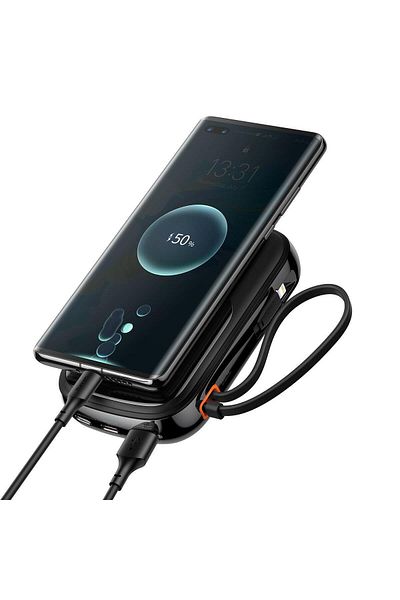 Baseus Powerbank z szybkim ładowaniem 10000mAh 22.5W QC-PD-SCP-FCP kabel USB-C czarny